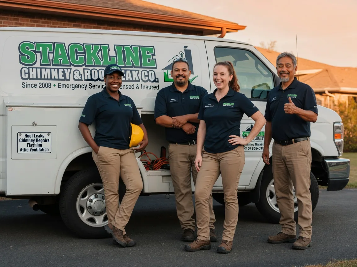 Chimney flashing repair company in Moran, TX